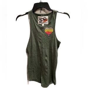 ❤️ GAP FREECITY LIFE NATURE LOVE RIBBED GRAPHIC TANK TOP SIZE SMALL VINTAGE